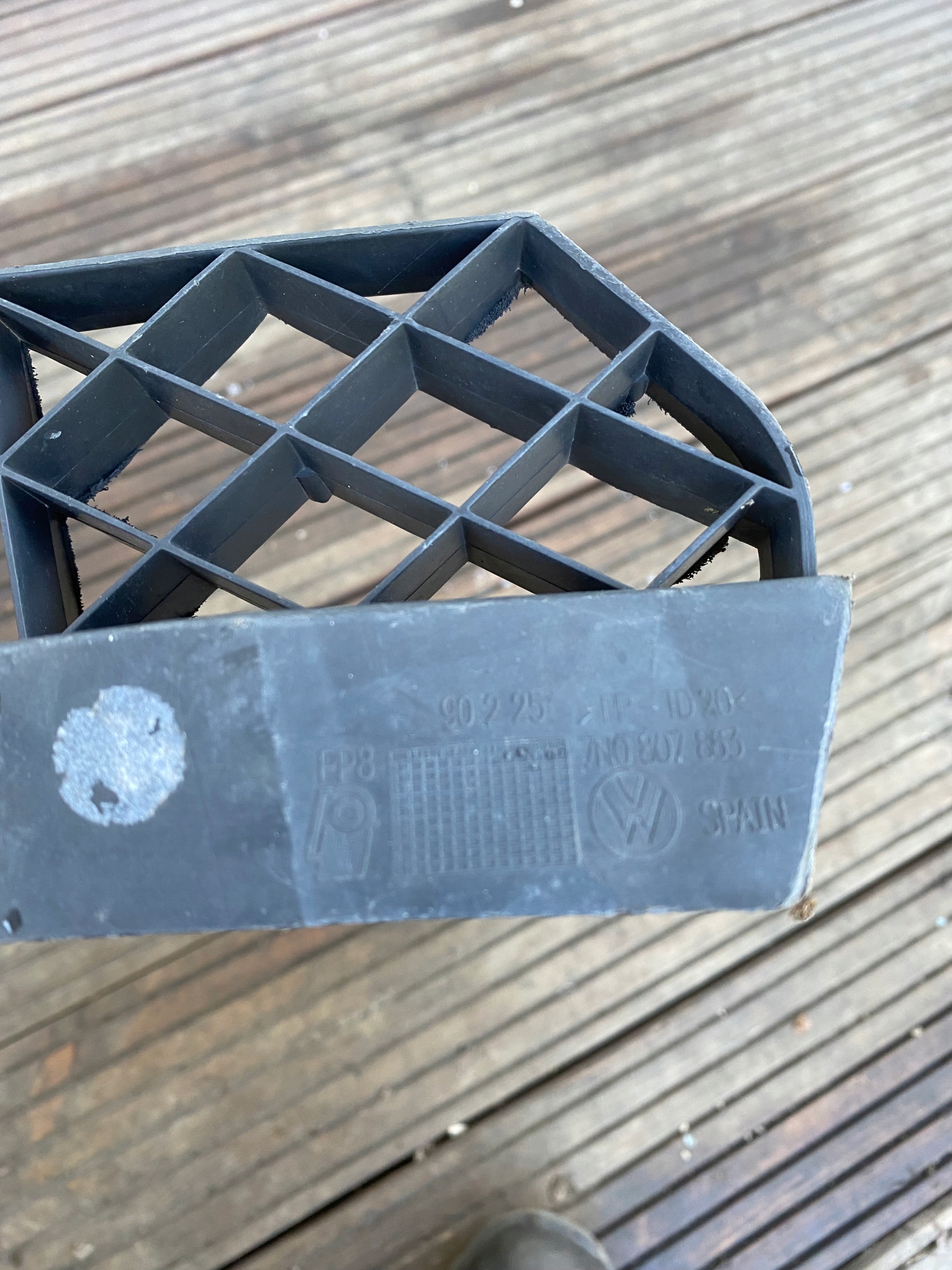 bumper bracket rear part VW SHARAN 7N0807863
