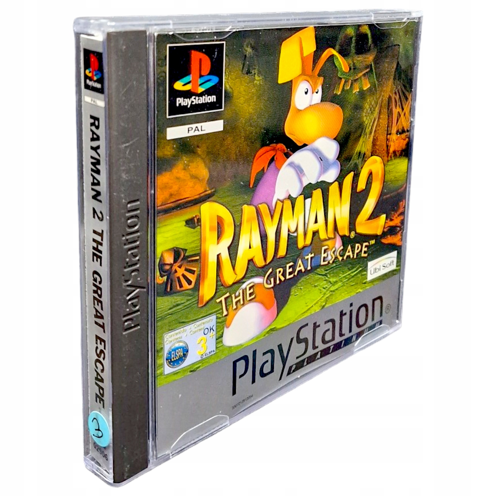 Gra RAYMAN 2 THE GREAT ESCAPE PSX Sony PlayStation (PSX PS1 PS2 PS3) #2 Tytuł PSX/PS2/PS3 RAYMAN 2 THE GREAT ESCAPE - DRUGA CZĘŚĆ - WYD. ANGIELSKIE - PSX