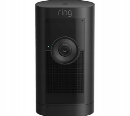 Kamera Ring Stick Up Cam Pro Plug-In czarna