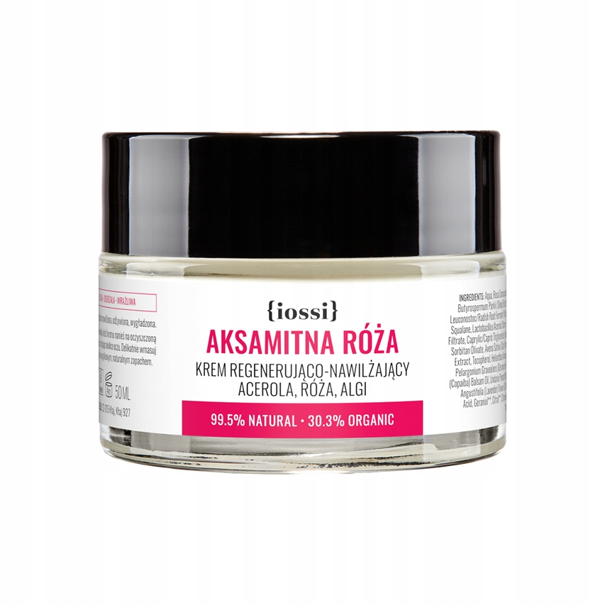 Iossi Sametová růže regenerační a hydratační krém na obličej acerola & růže