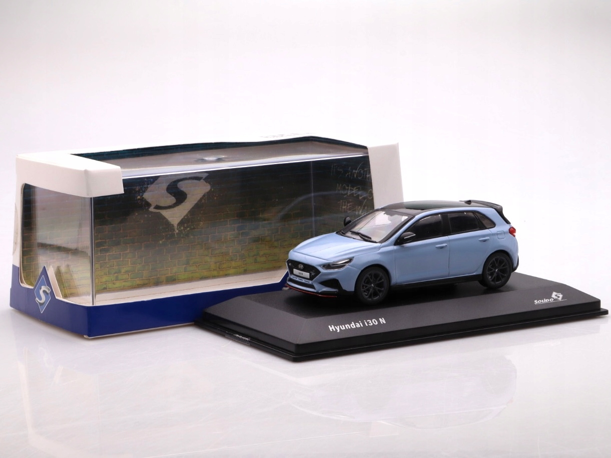 Hyundai I30 N 2022, blue Solido 1:43