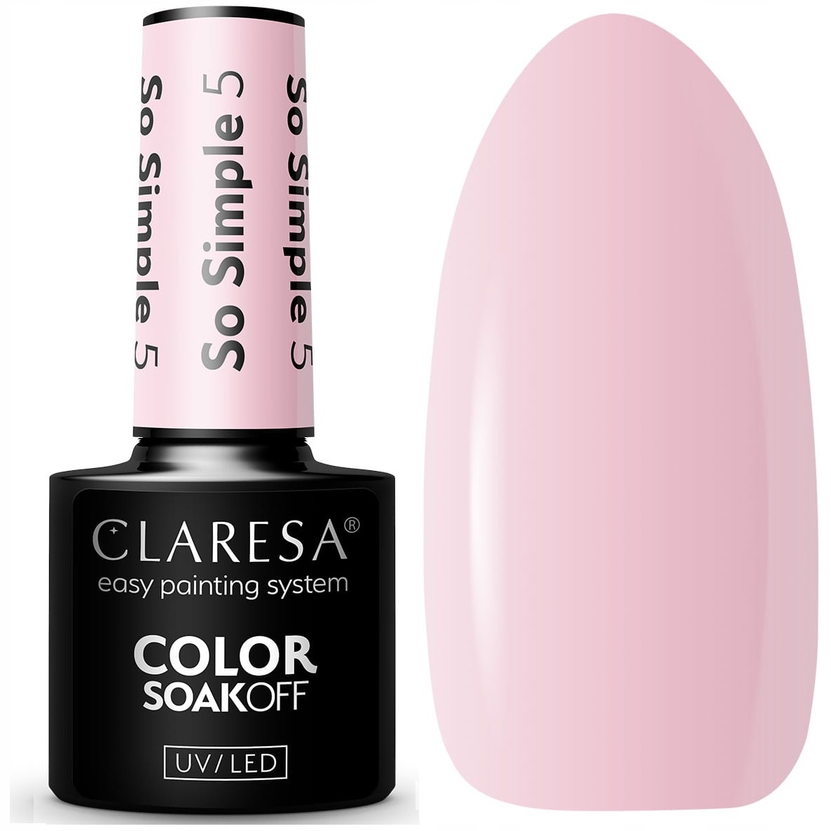 Claresa Lakier Hybrydowy do paznokci SO SIMPLE 5