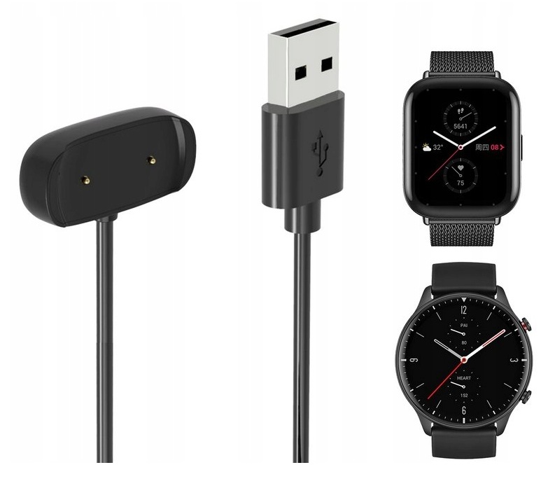 

Kabel Ładowarka Amazfit Gtr 2 / Gts 2 / T-rex Pro