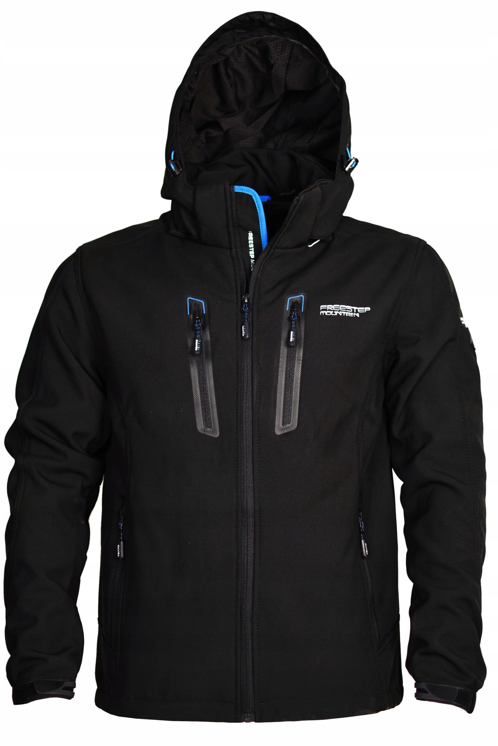 6XL-KURTKA Męska Softshell Przeciwdeszczowa Wiosenna/jesienna Plus Size