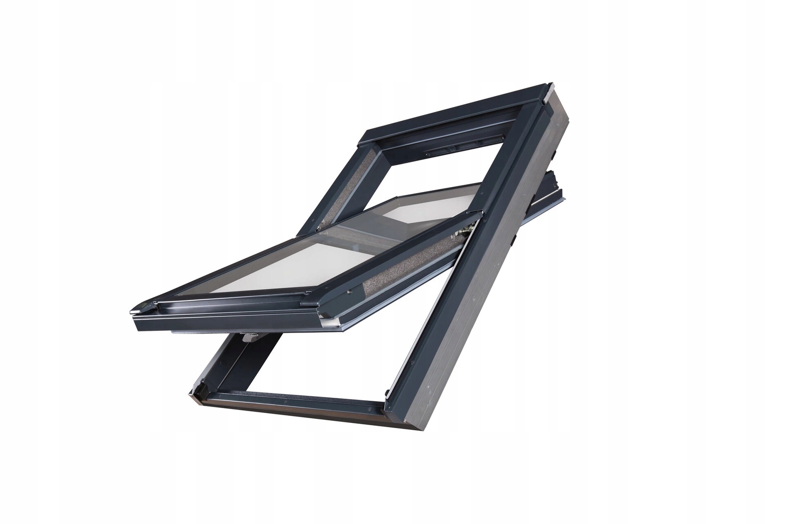 Okno dachowe pcv 3-szybowe Fakro Ptp-v U41 Acmx 66x140 antracyt