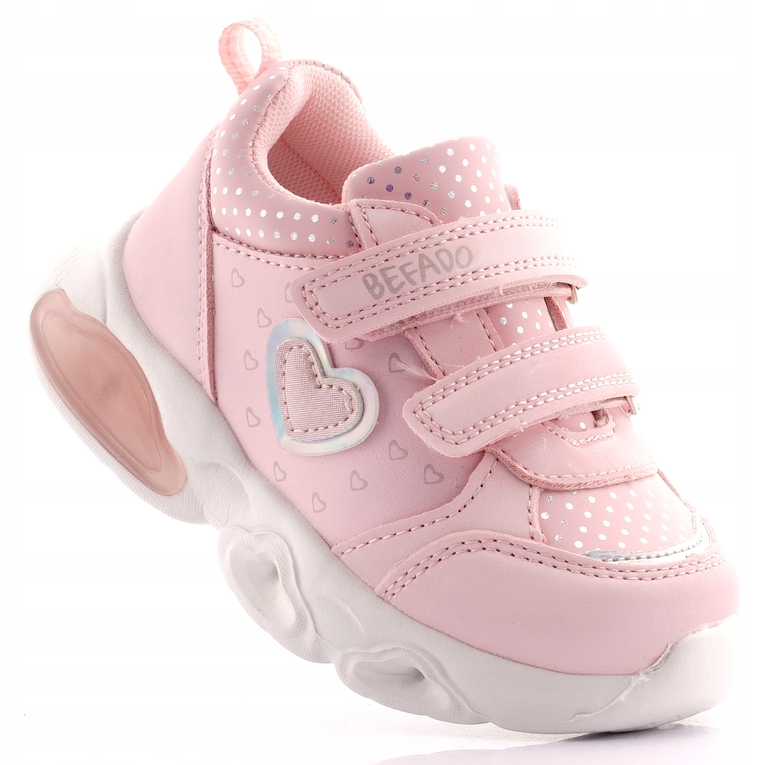 BEFADO BUTY SPORTOWE ADIDASY DZIECIĘCE ŚWIECĄCA PODESZWA LED 514BP028