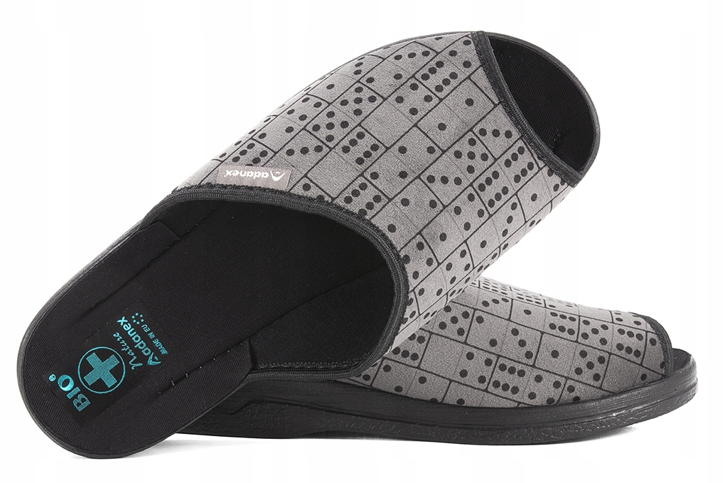 

Adanex 26646 Domowe Klapki Kapcie Bio Pu 37 Szary