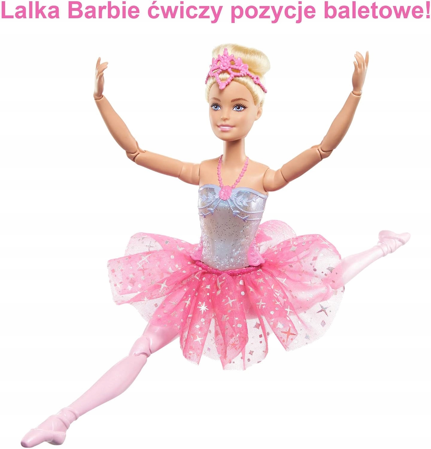Lalka Barbie Baletnica magiczne światełka świecąca Balerina HLC25 Marka Mattel
