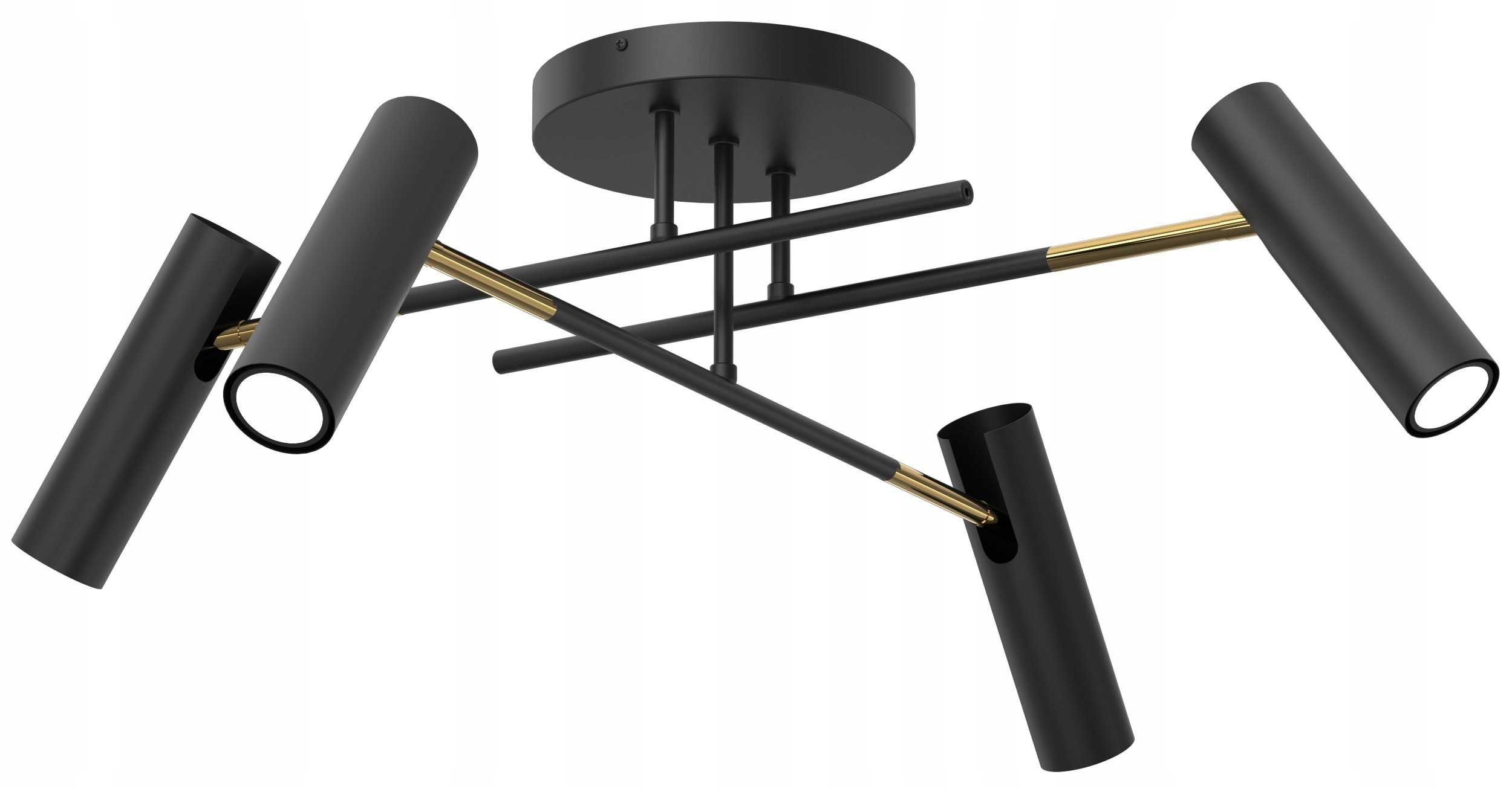 Lampa stropné svietidlo Spot Axion čierna zlatá industriálny akcent