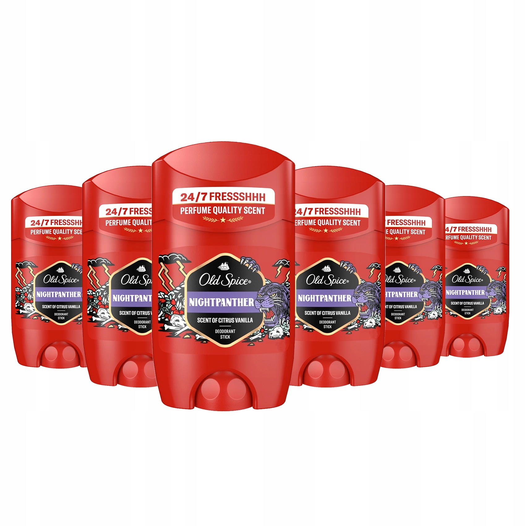 6 x Old Spice Night Panther deodorant pro muže 50 ml