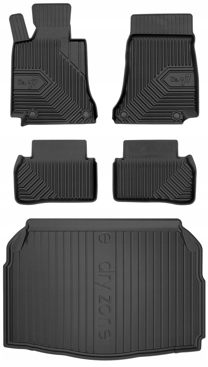 Set 77 Koberce a rohože Mercedes C W205 Sedan 2014-2021