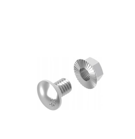 Śruba zamkowa z nakrętką kołnierzową M6x12 Producent Baks