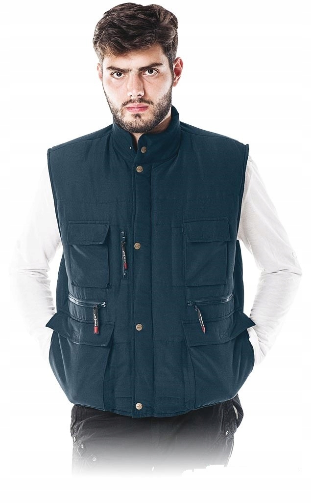 Ochranný Zateplený Rukávník Bez Rukávů Reis Kormorán XXL, Modrý