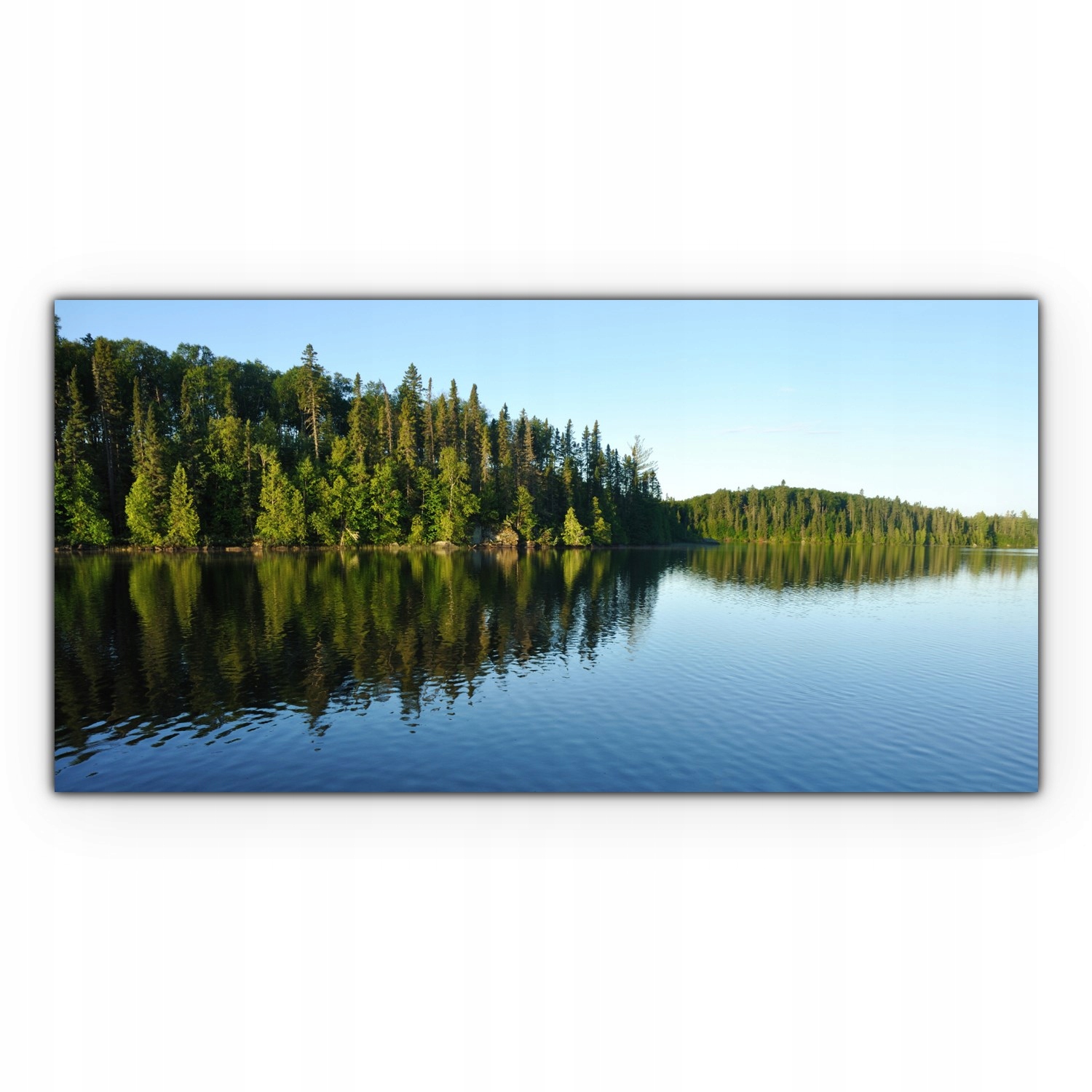 

foto-obraz na płótnie 120x60 Jezioro Woda Odbicie