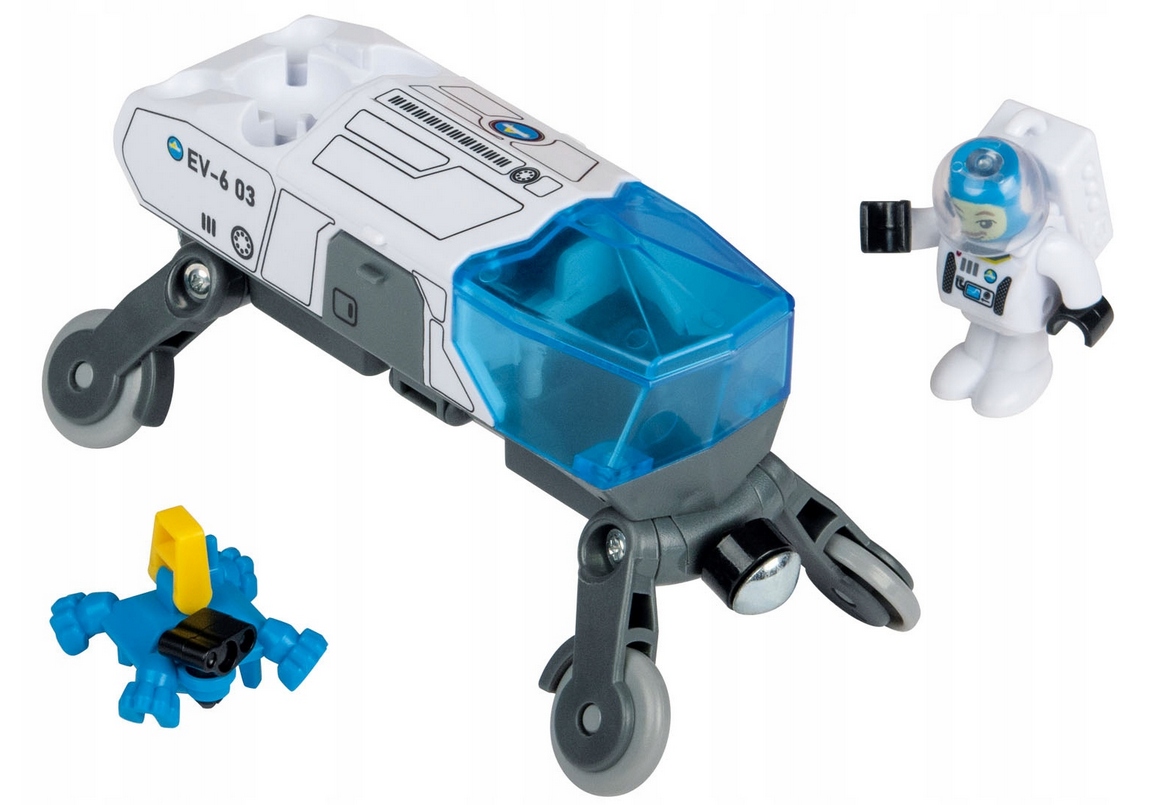 KOLEJKA NA BATERIE STACJA KOSMICZNA DREWNIANA TORY 67 EL POCIAG ELEKTRYCZNY Napęd elektryczny tak