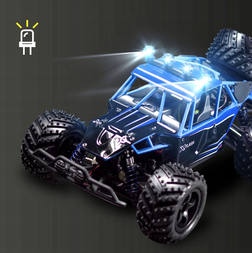 DUŻY SAMOCHÓD ZDALNIE STEROWANY PILOT AUTKO 45KM Marka Overmax