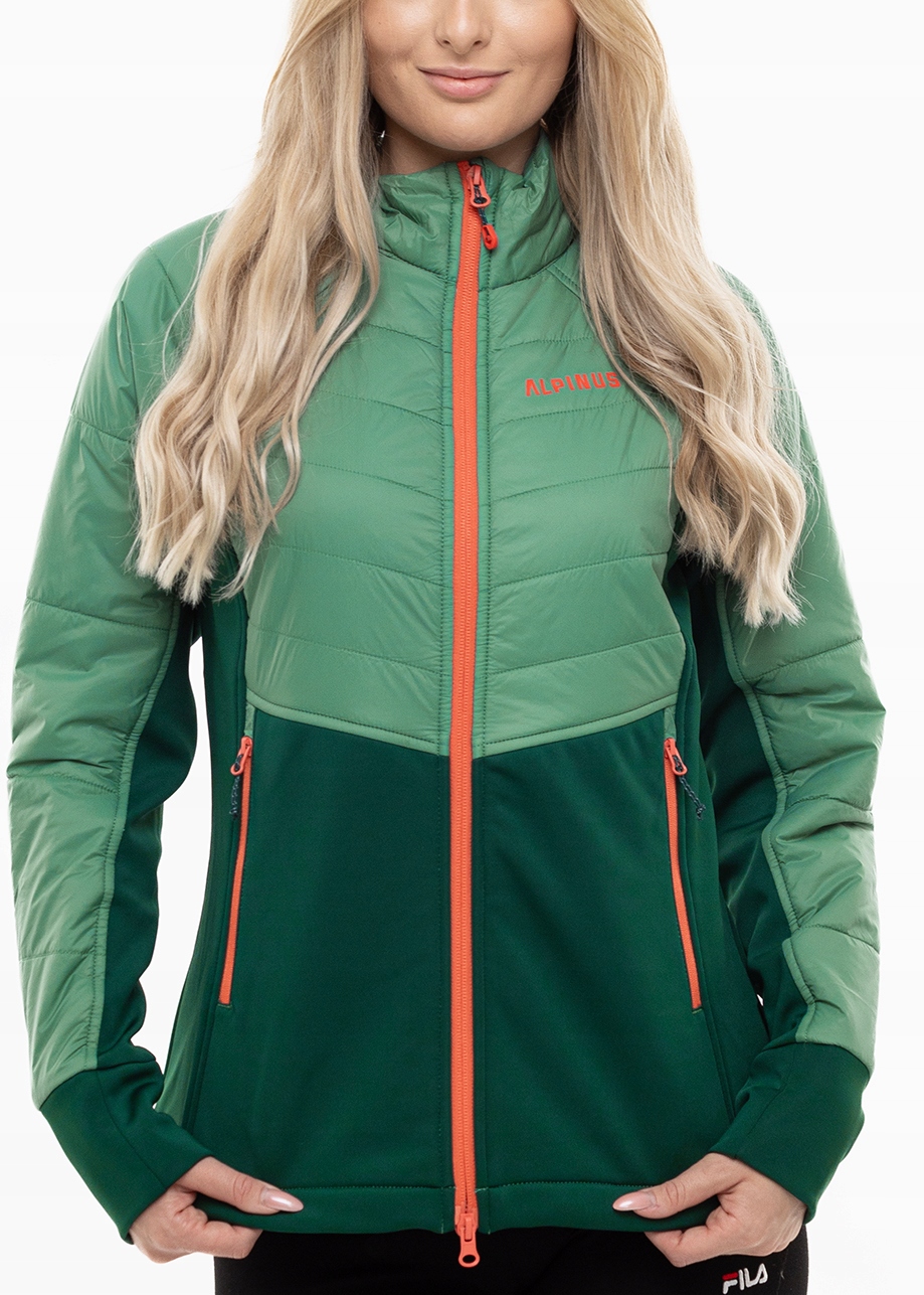 Alpinus Dámská bunda zapínaná bez kapuce, sportovní, lehká, turistická, vel. M