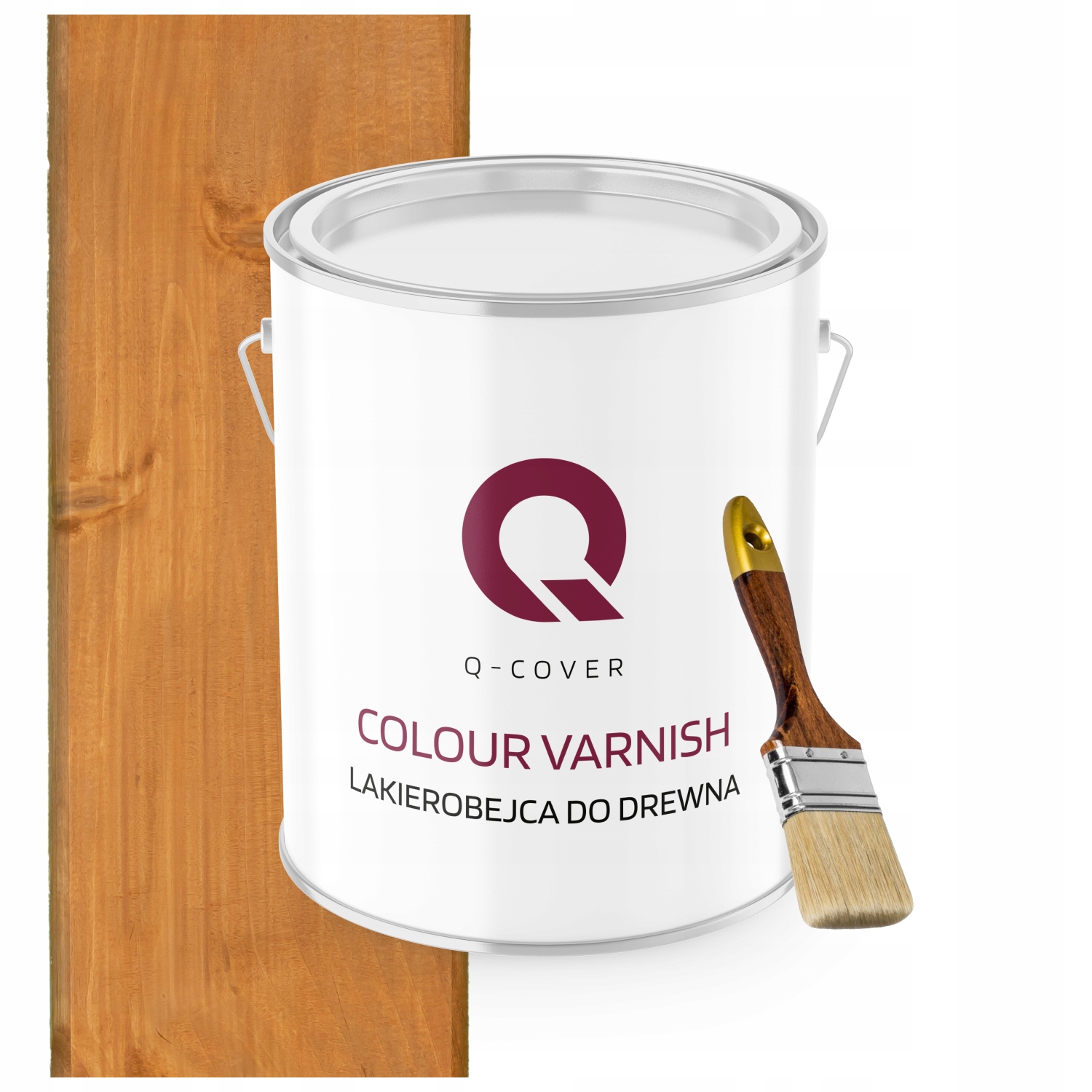 Lakovník Na Dřevěné Prvky Výkonný 3V1 Dub Satén 2,5L Dárek