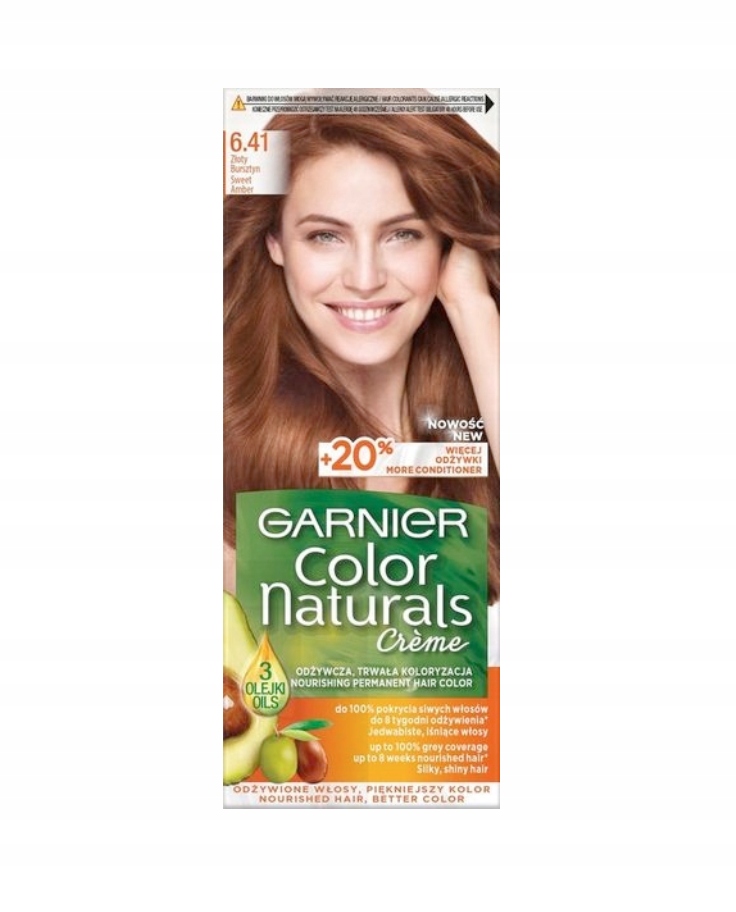 

Farba do włosów Garnier Color Złoty Bursztyn 6.41
