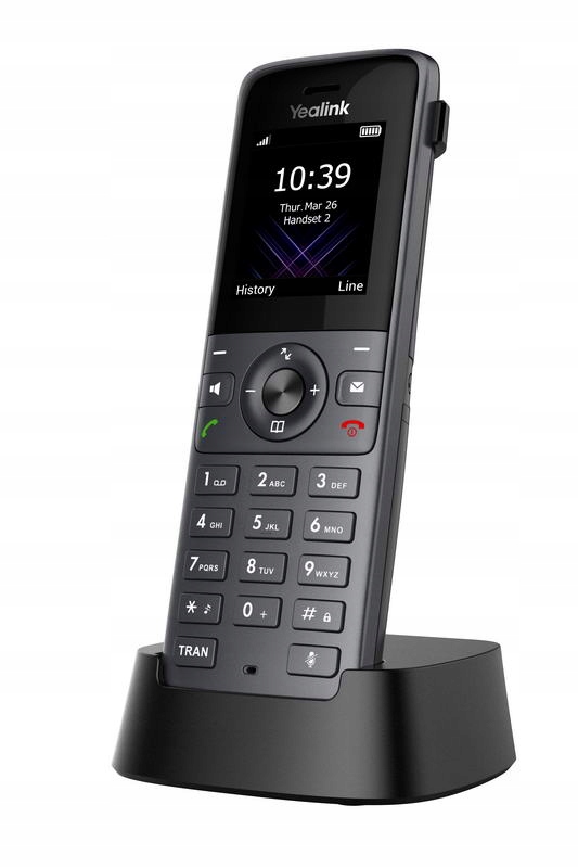 Yealink W73H Ip Dect rúčka pre W70B, 1, 8&quot;&quot; bar.disp. W73H