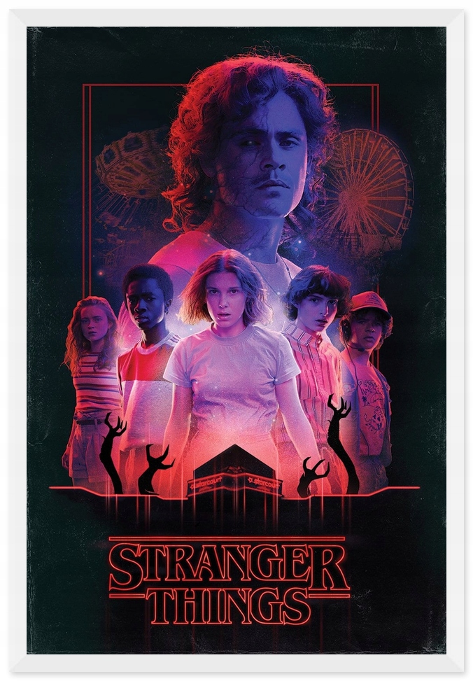 Plakat z serialu Stranger Things Horror 61x91,5 cm Tematyka film