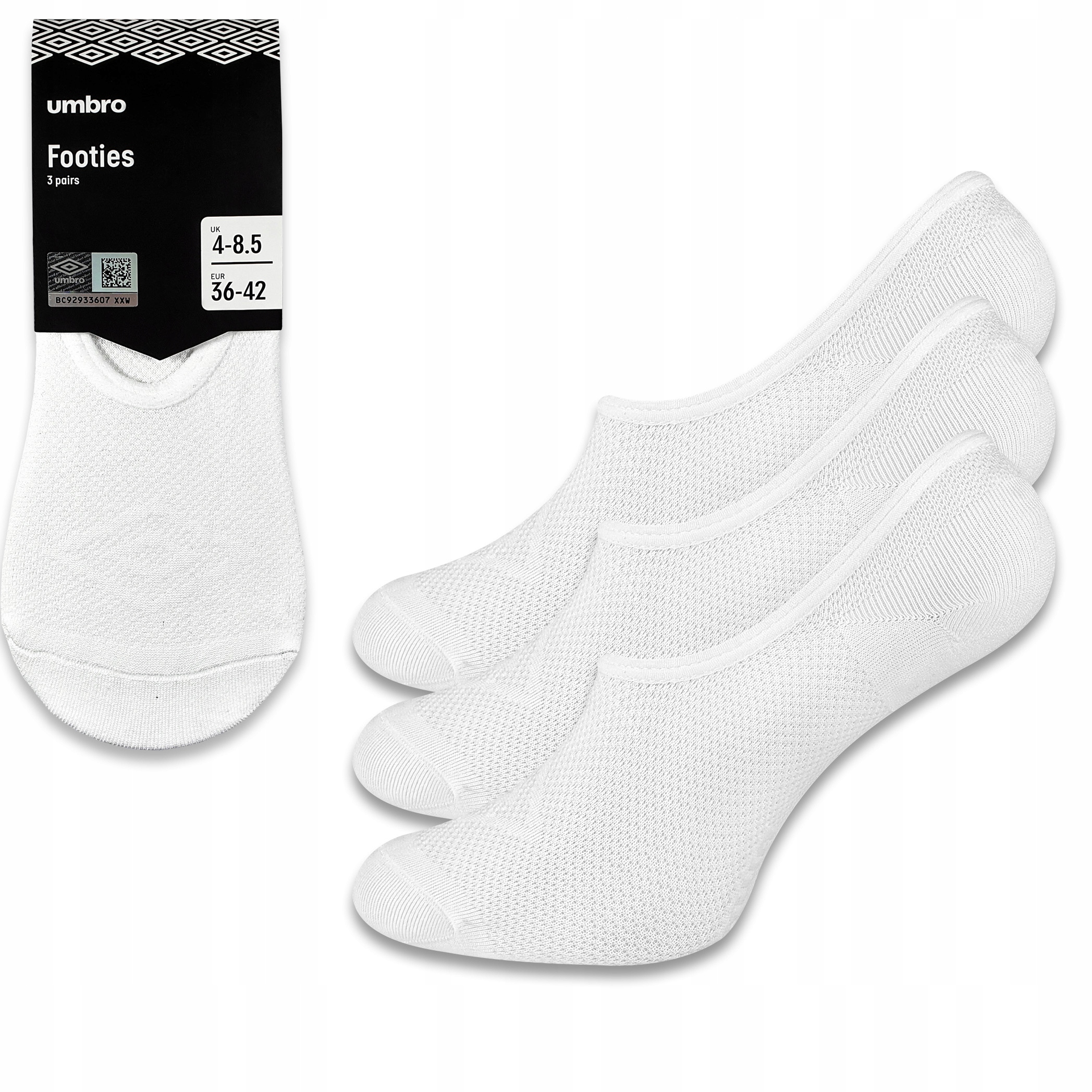 

Skarpetki damskie stopki baleriny Umbro 3-pak