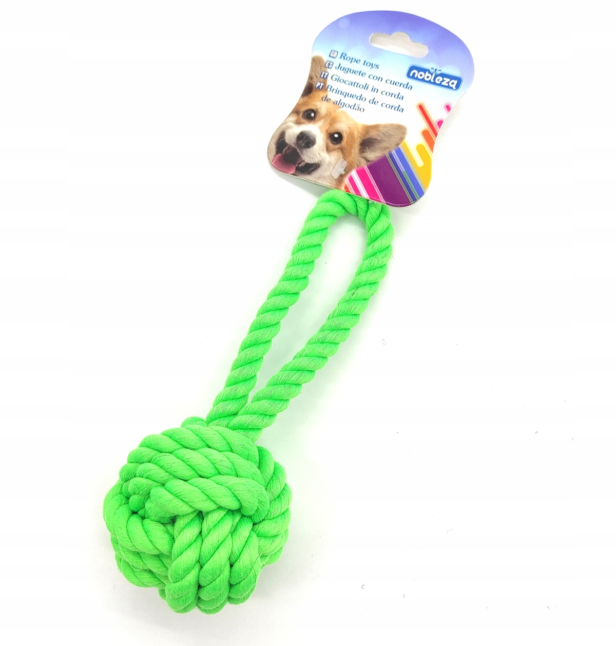 

Zabawka Psa Sznur Węzeł Supeł Szarpak Gryzak 18CM