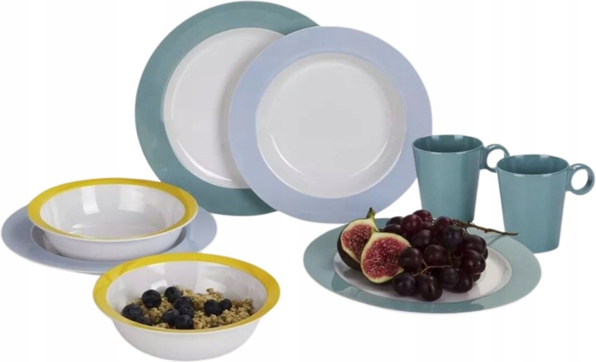 Obědový Set Melamina Berger Wave 8 ks
