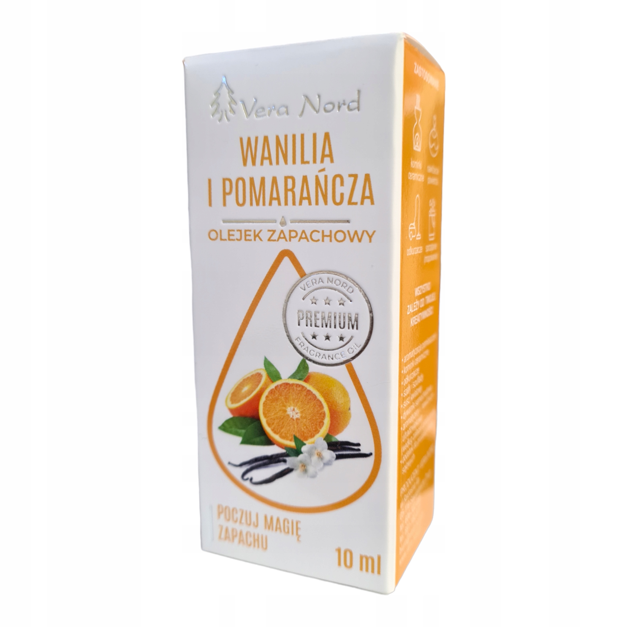 Olejek zapachowy 10 ml wanilia i pomarańcza Vera-Nord POLSKI PRODUCENT