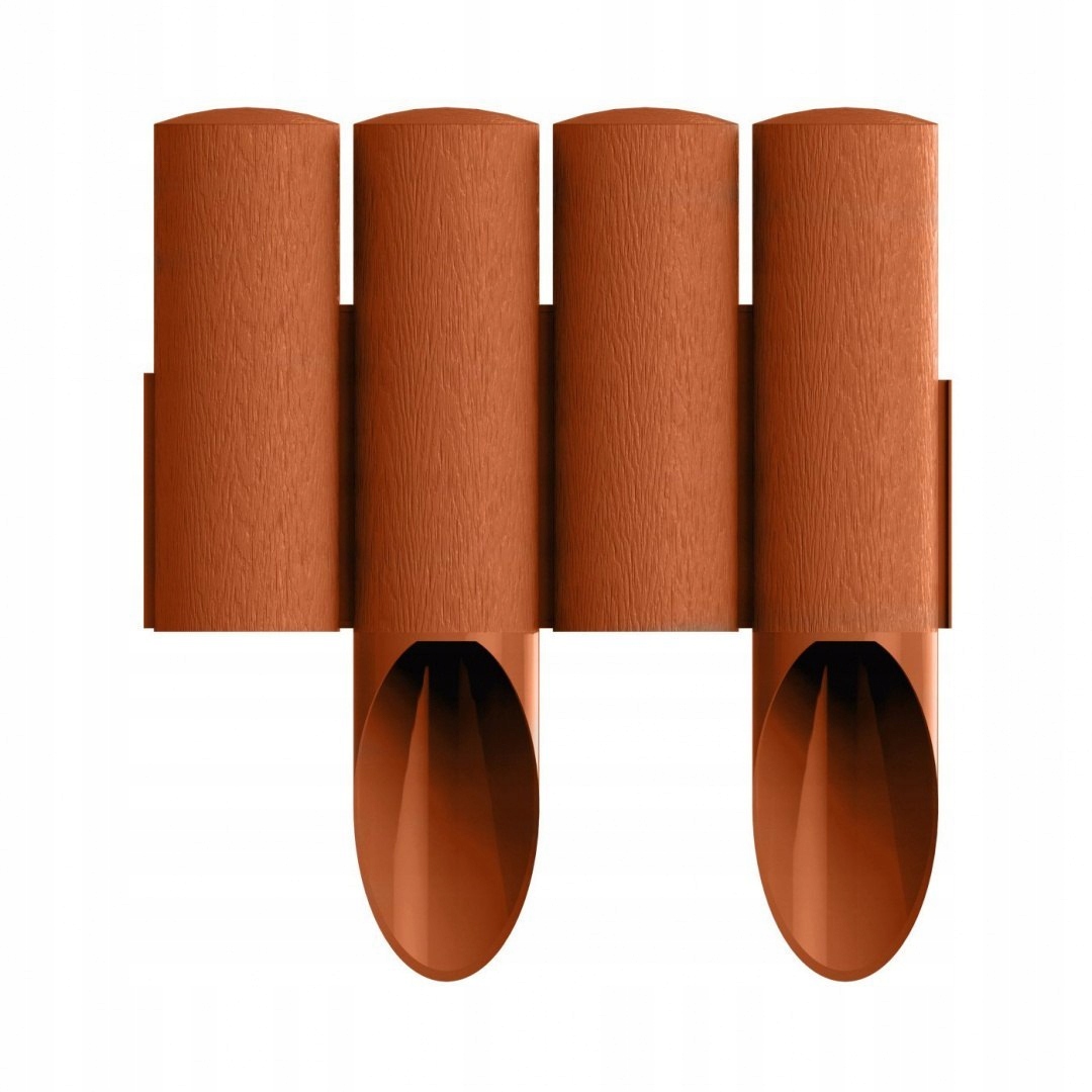 Palisáda obrovská 25,5 cm/2,3 m cihlová Standa. (34-043)