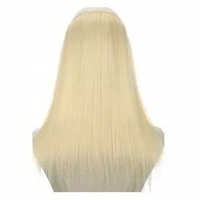 Vlasy Flip-in Vlasec Bez Sponek 55 CM Jako Přírodní velmi světlý blond 613