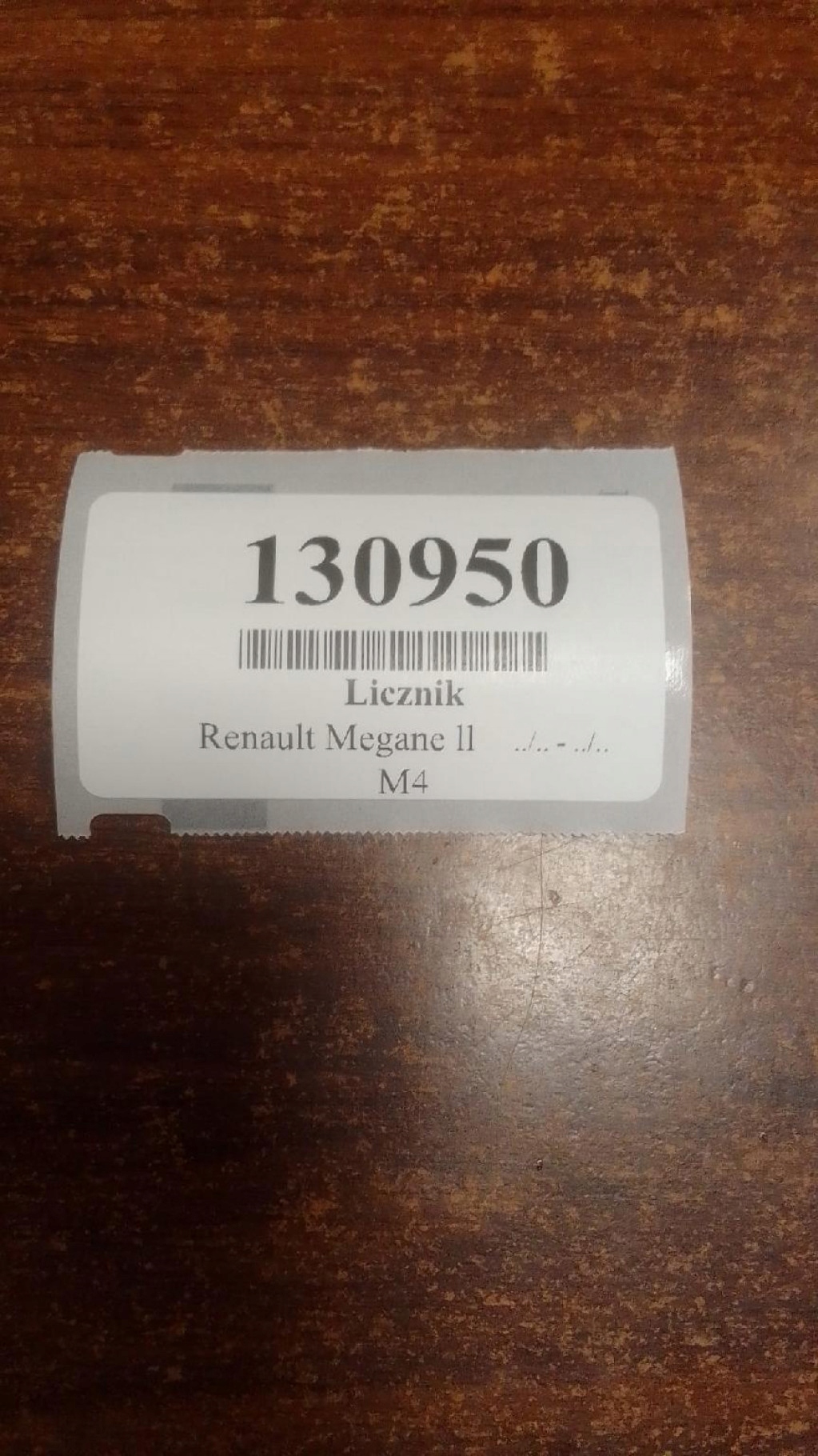 RENAULT MEGANE II dials dials 8200720321