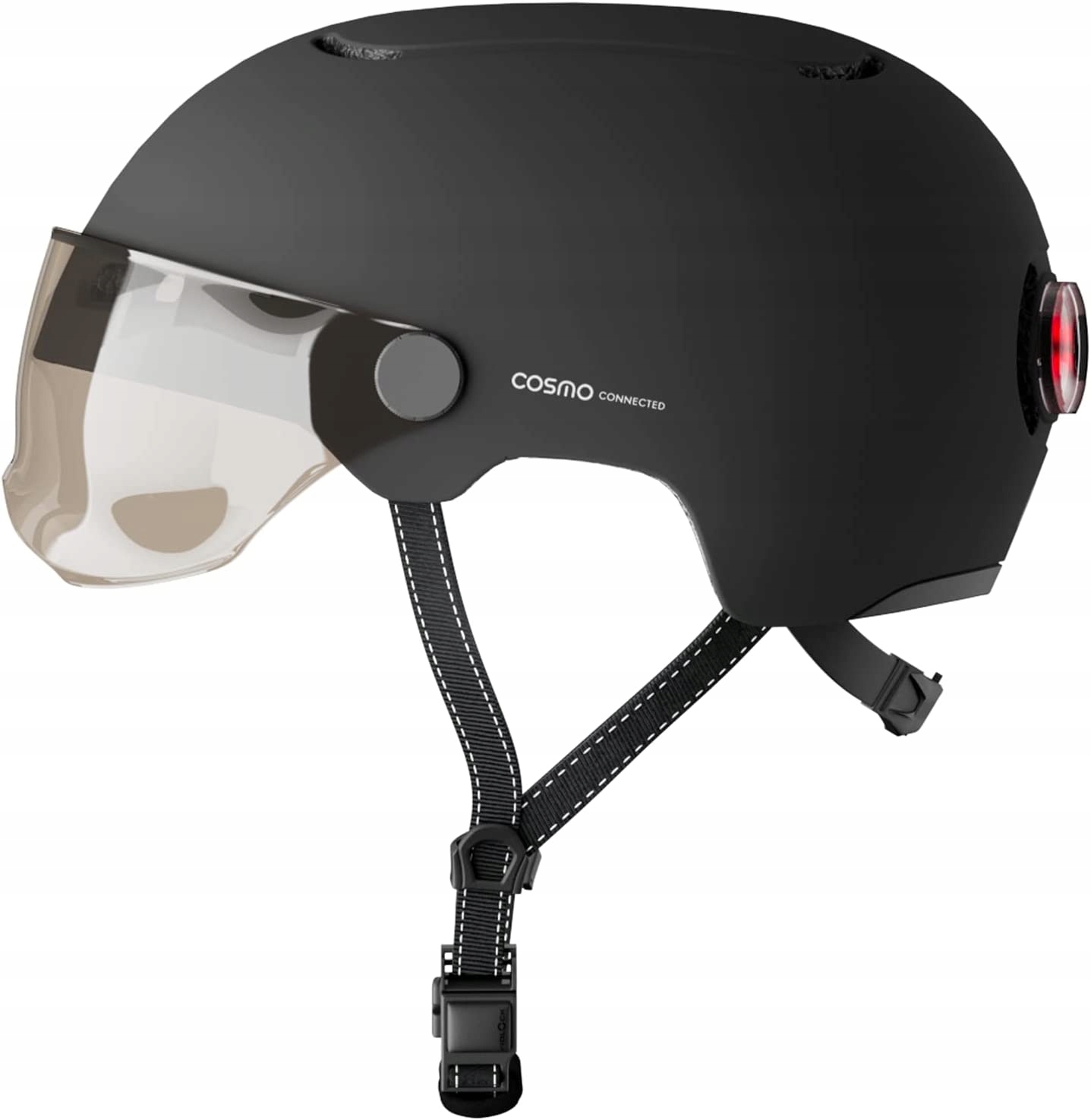 Cyklistická přilba Cosmo Fusion Pure Connected Matt Black L 55-60 cm
