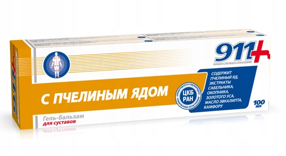 

Żel do stawów z jadem pszczelim Apitoxin 911 100ml