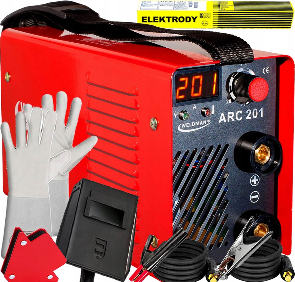 Elektrodová Invertorová Svářečka Weldman Arc 201 Mma 230V Tig 200A Igbt