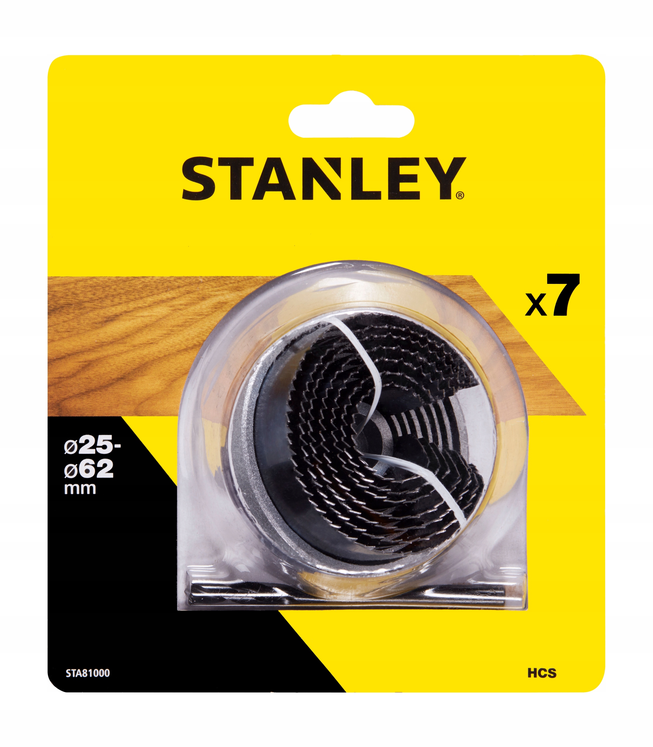 

Stanley Otwornica do drewna komplet Fi 25-62 mm