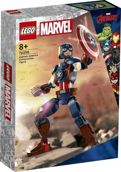 Lego Marvel Figurka Amerického Kapitána K Sestavení 76258