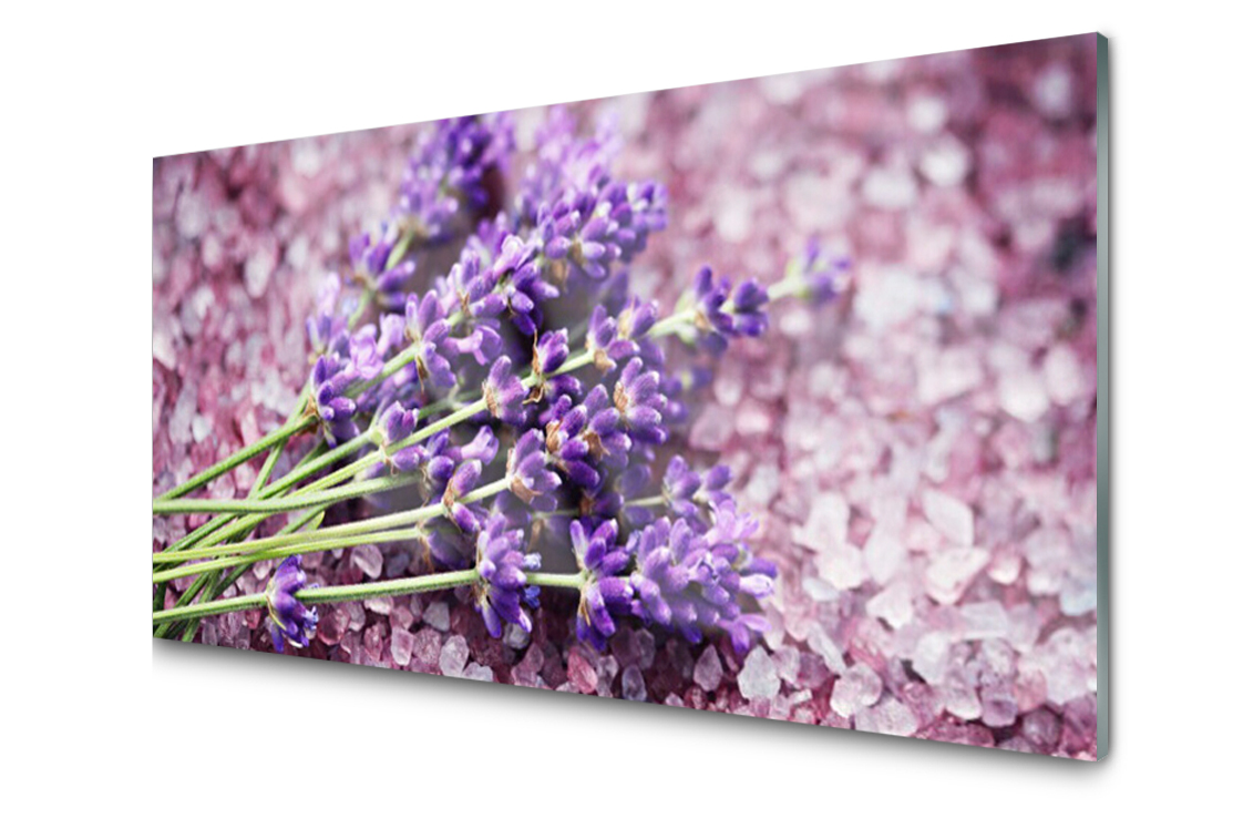 

Panel szklany dekor Kwiaty Roślina 140x70 + Klej
