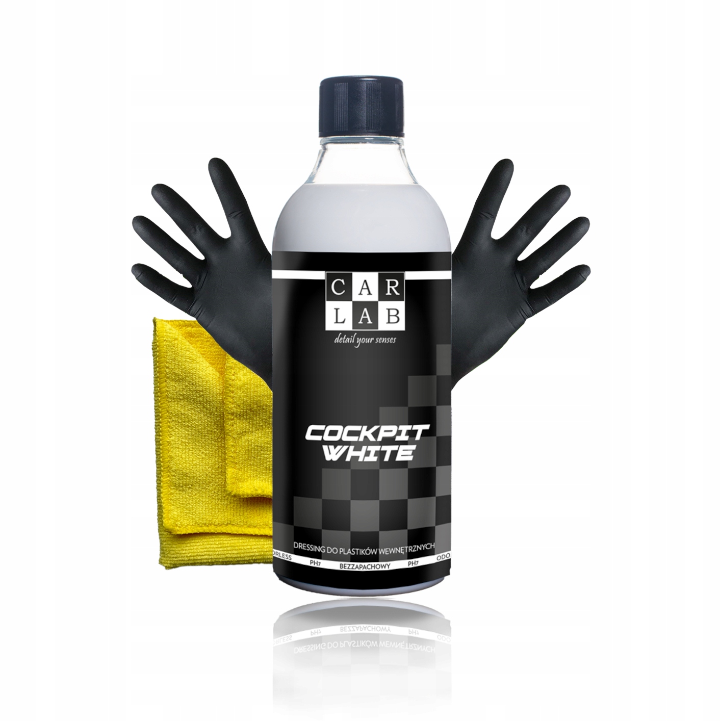 

Carlab Cockpit White 0,5L Dressing do Plastików