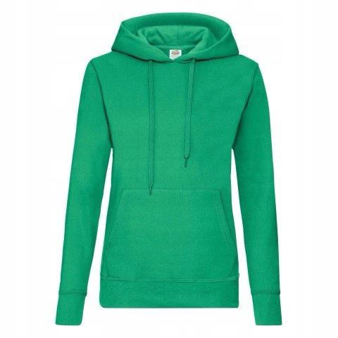 Mikina s kapucí Hooded Sweat Fruit of the Loom Zelená L