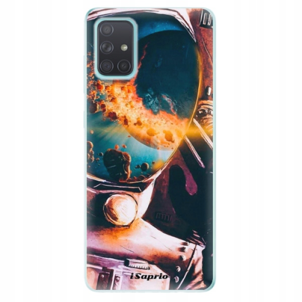Silikonowe etui iSaprio Astronauta 01 do Samsung Galaxy A71