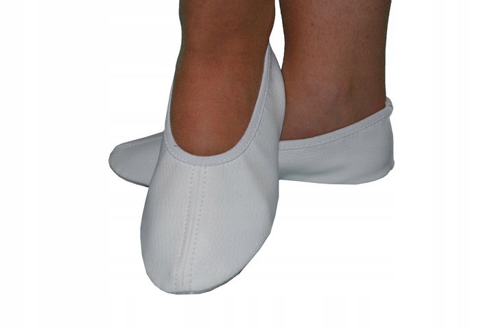 BALETKI BALERINKI TANIEC FITNESS RYTMIKA 30 BIAŁE