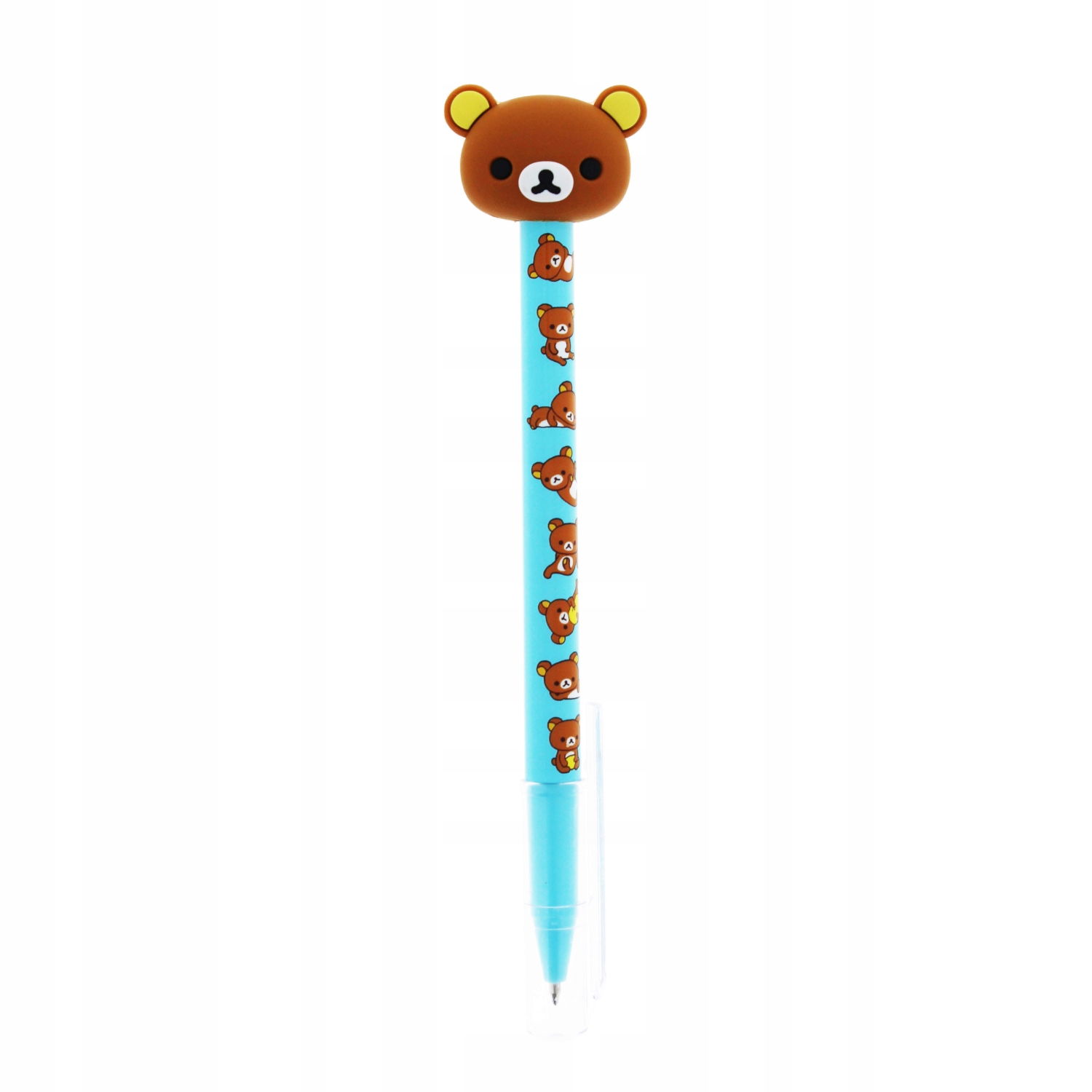 

Miś Rilakkuma długopis z silikonową figurką 3D