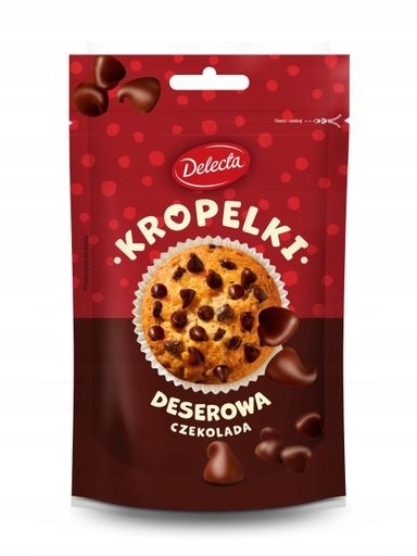 Delecta Dezertní kapky Čokoláda 80 g