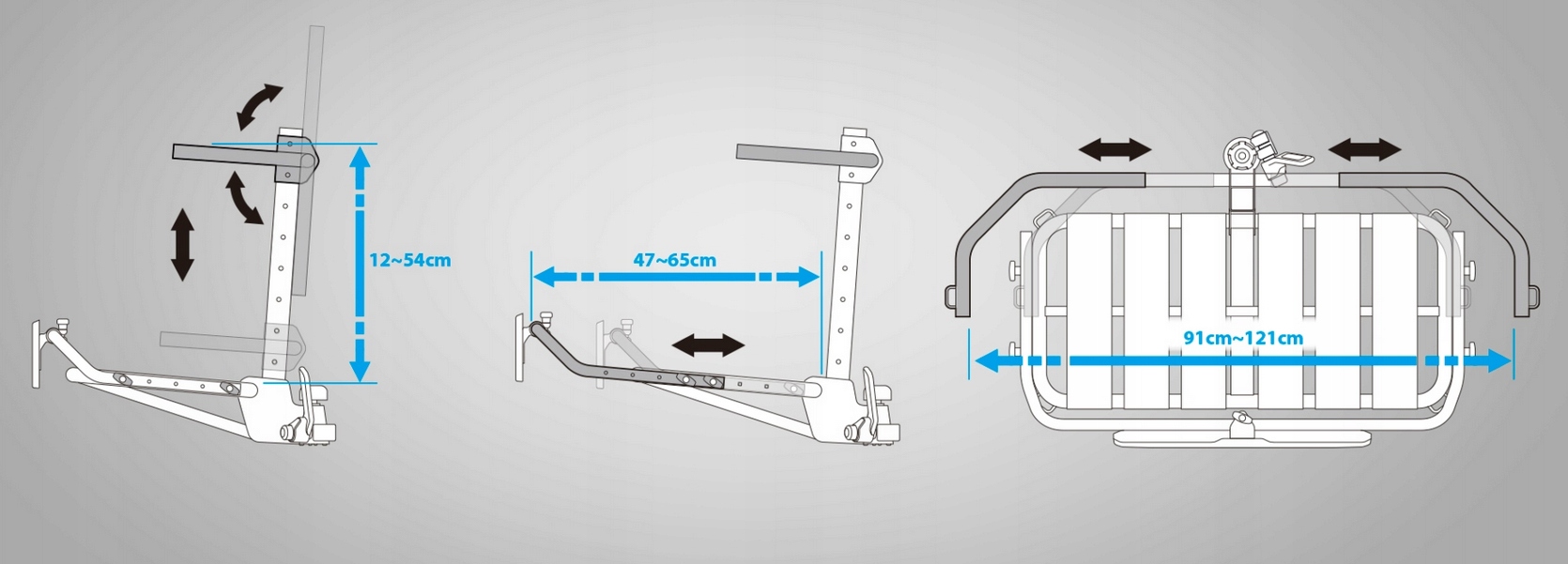 Multiplatforma bagażowa na hak Inter Pack platforma kosz BUZZPRO Typ uchwytu platforma