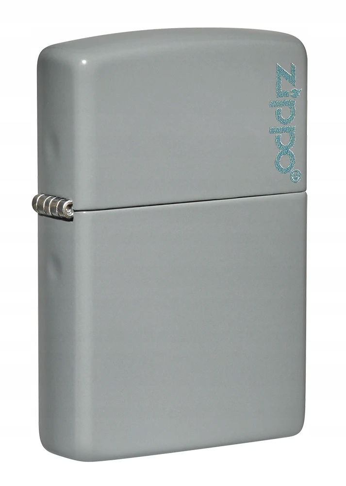 Zapalovač Zippo Flat Grey Logo 60005760