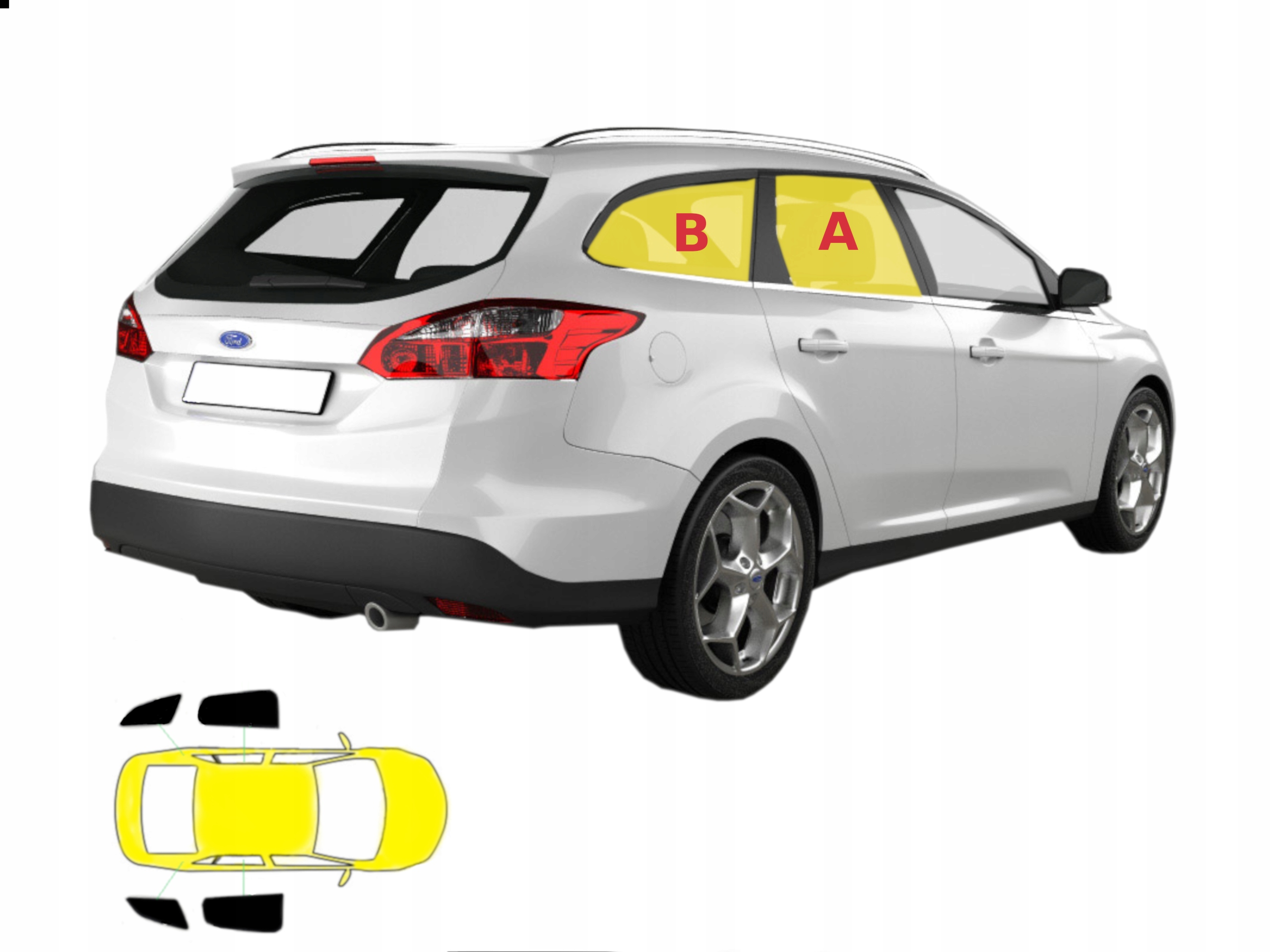 

Zasłonki przeciwsłoneczne Ford Focus MK3 kombi