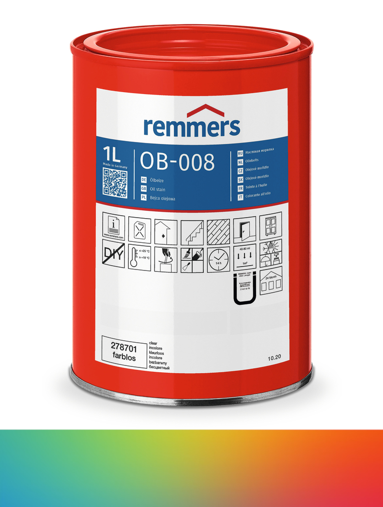 Remmers OB-008 1L Olejové mořidlo HWS-112 Ral Ncs