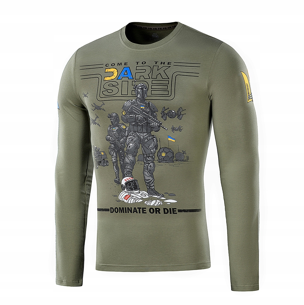 M-Tac Koszulka Męska Długi Rękaw Bawełna Taktyczna Ua Side Light Olive 2XL