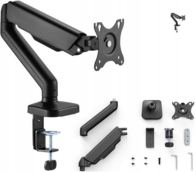 Nastavitelný držák na stojan a rameno monitoru k psacímu stolu pro monitor Lg E1951S-BN